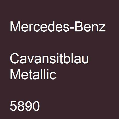 Mercedes-Benz, Cavansitblau Metallic, 5890.